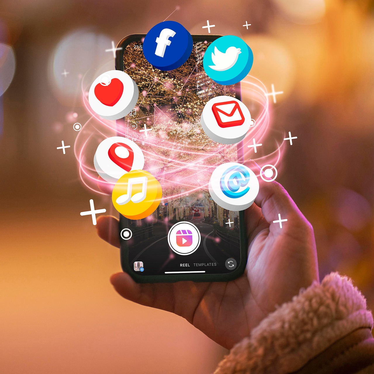 smartphone social media